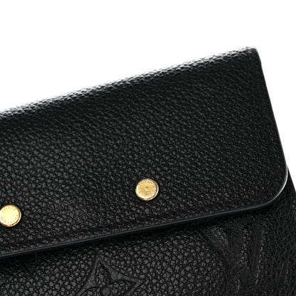 Louis Vuitton Empreinte Pont-Neuf Compact Wallet Black 11 of 11