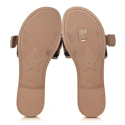 Christian Dior Nylon Camouflage Dio(r)evolution Slide Sandals 39 Nude 5 of 10