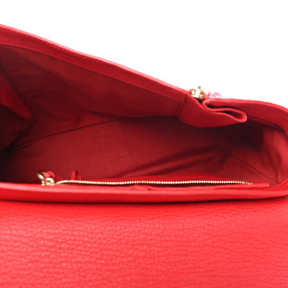3.1 Phillip Lim Textured Calfskin Medium Pashli Satchel Red 5 of 9