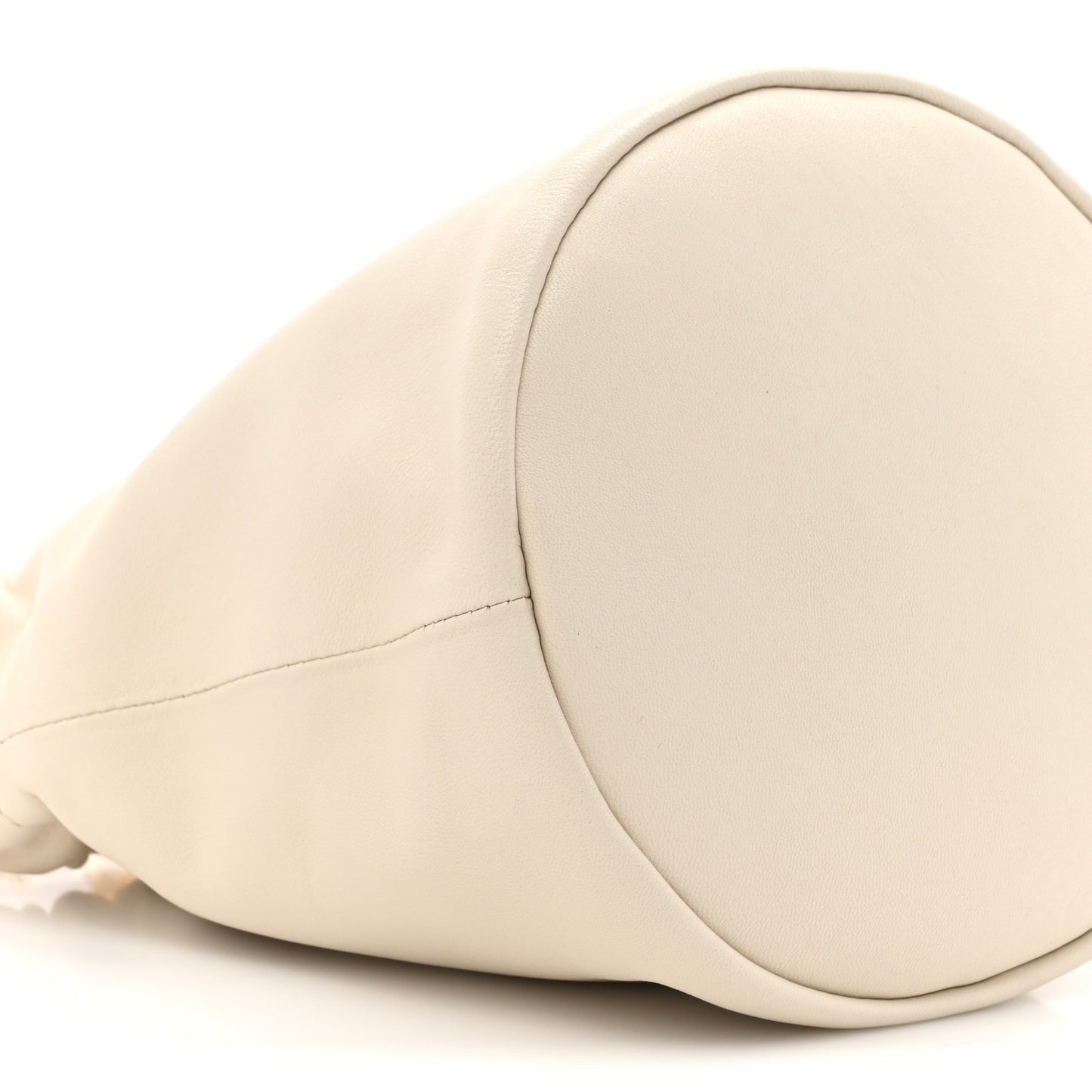 Smooth Calfskin Aria Bucket Bag Off White