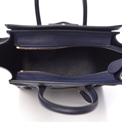 Celine Smooth Calfskin Nano Luggage Ink 5 of 13