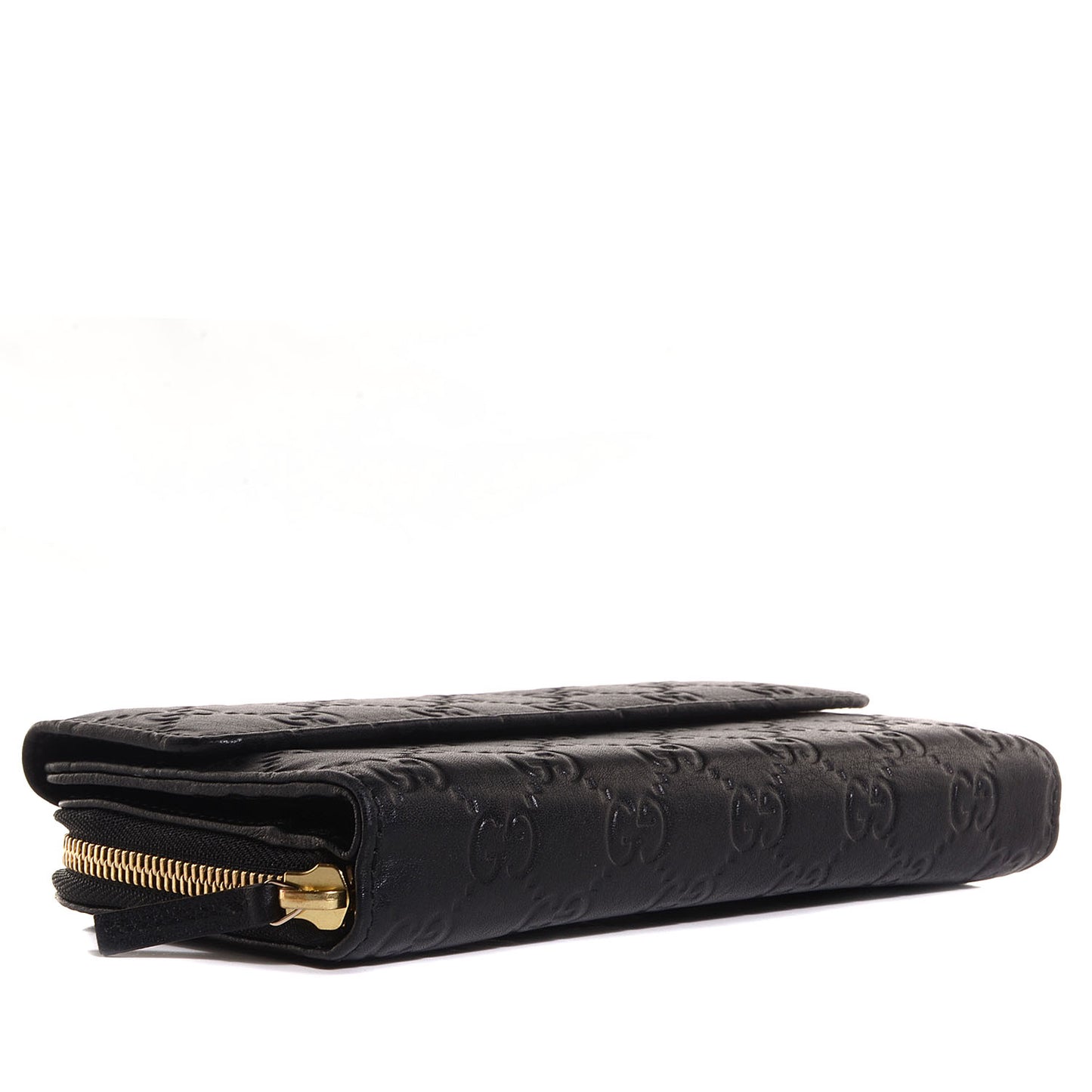 Guccissima Continental Zip Wallet Black