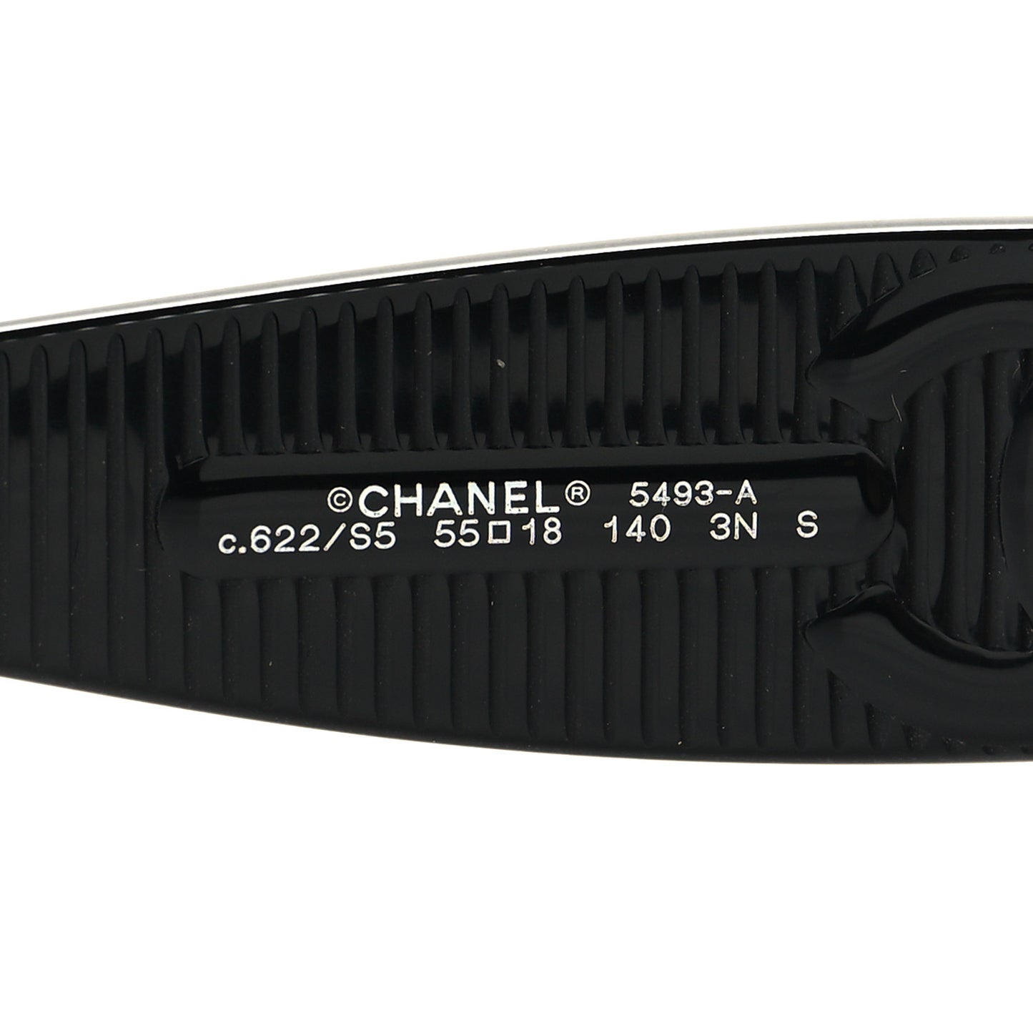 Acetate Rectangle Sunglasses 5493 Black
