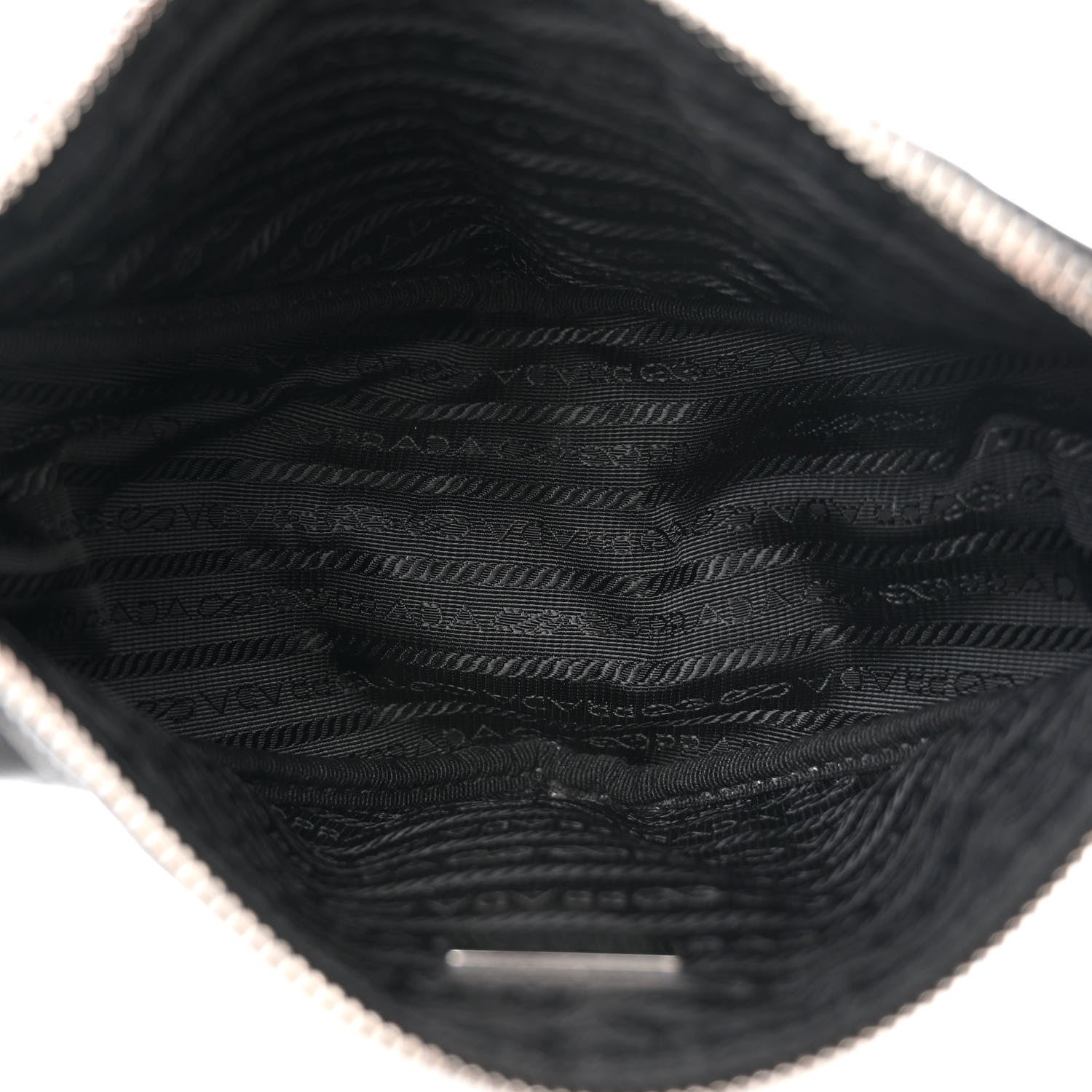 Prada Grace Lux Triangle Shoulder Bag Black 5 of 11