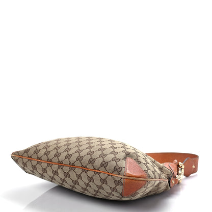 Gucci Monogram Creole Hobo Tobacco 10 of 11