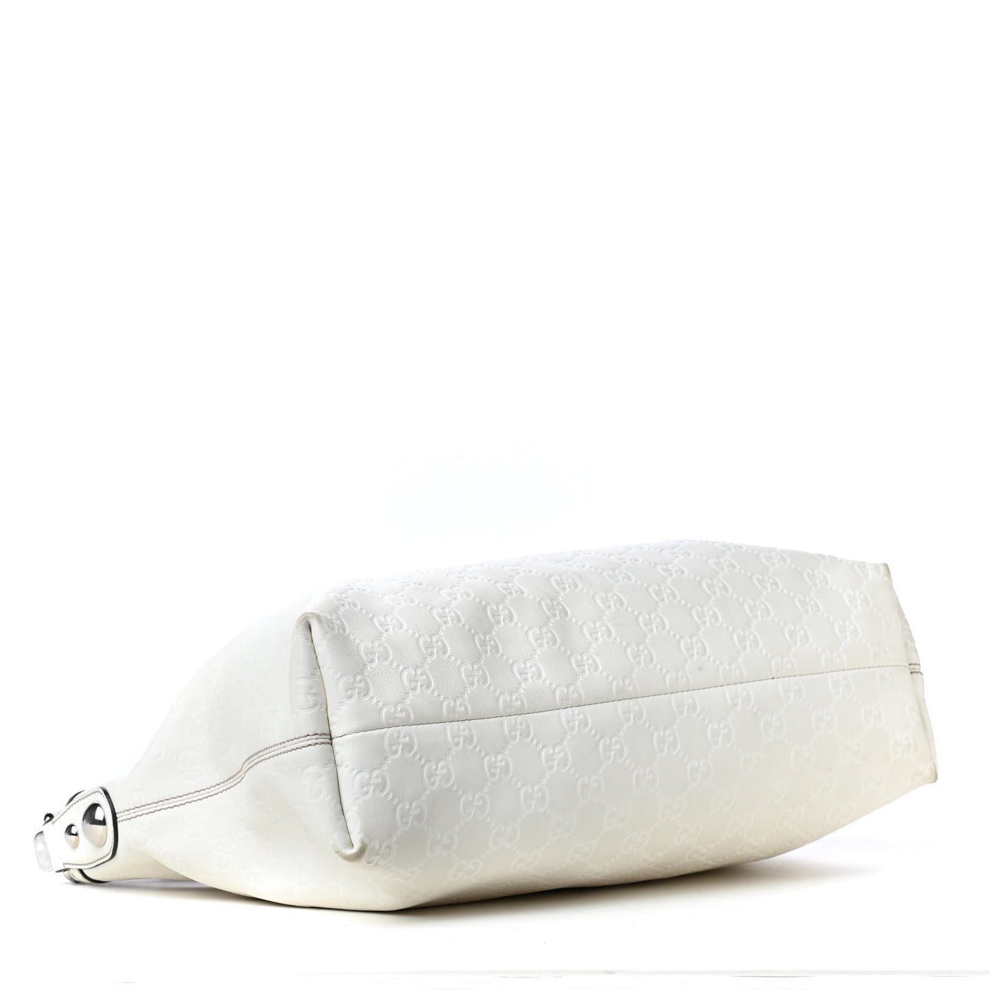 Guccissima Medium Icon Bit Hobo White