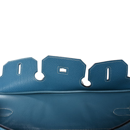 Hermes Togo Birkin 35 Blue Jean 16 of 37