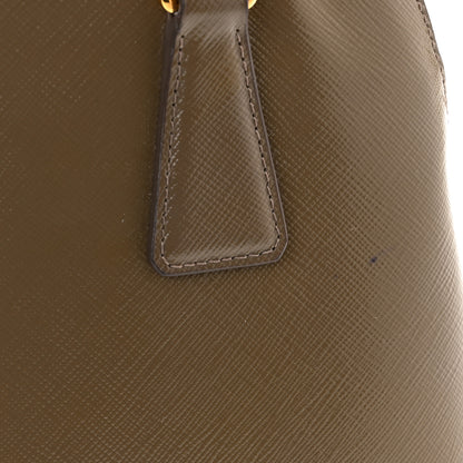 Prada Saffiano Vernice Small Promenade Tote Argilla 12 of 13