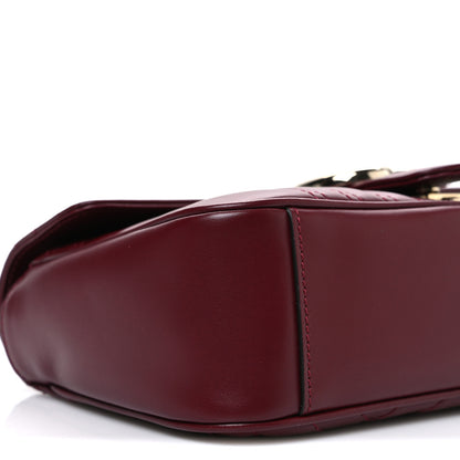 Gucci Calfskin Matelasse Medium GG Marmont Shoulder Bag Ancora Red 9 of 10