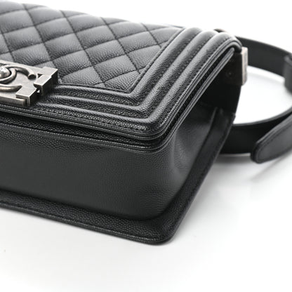 Chanel Caviar Quilted Small Boy Flap Black 7 of 9