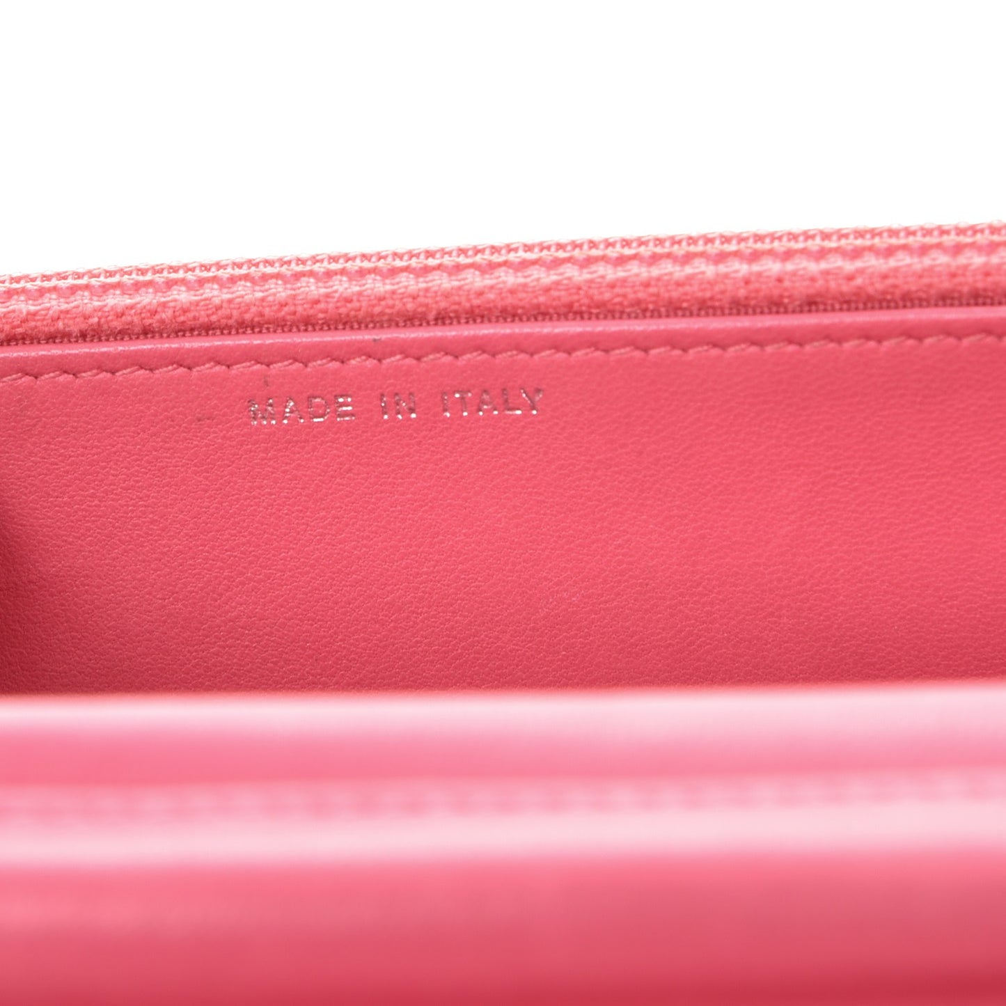 Lambskin Quilted Boy Wallet On Chain WOC Pink