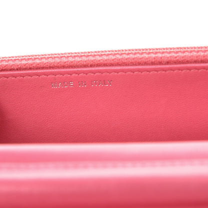 Chanel Lambskin Quilted Boy Wallet On Chain WOC Pink 6 of 14