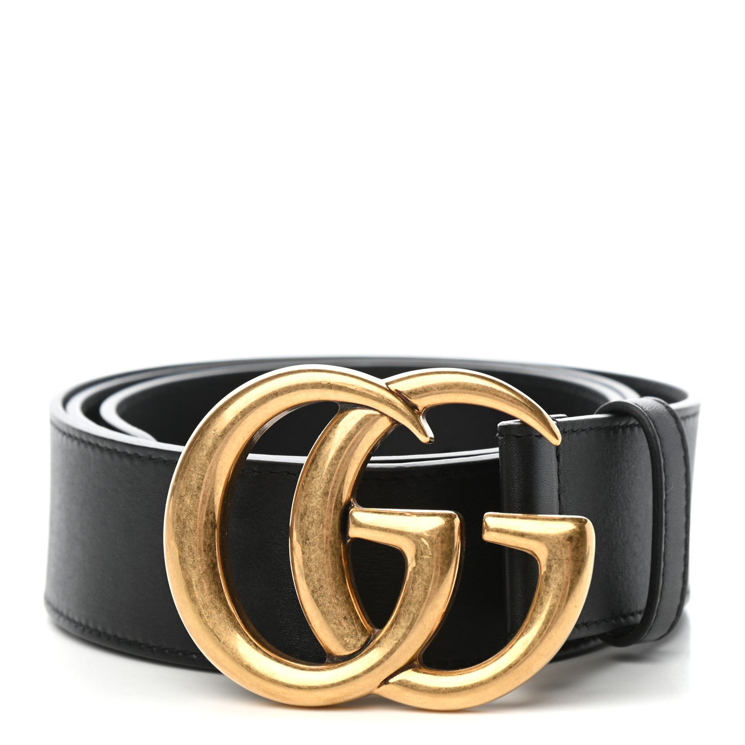 Gucci Calfskin Double G 40mm Belt 90 36 Black 1 of 6