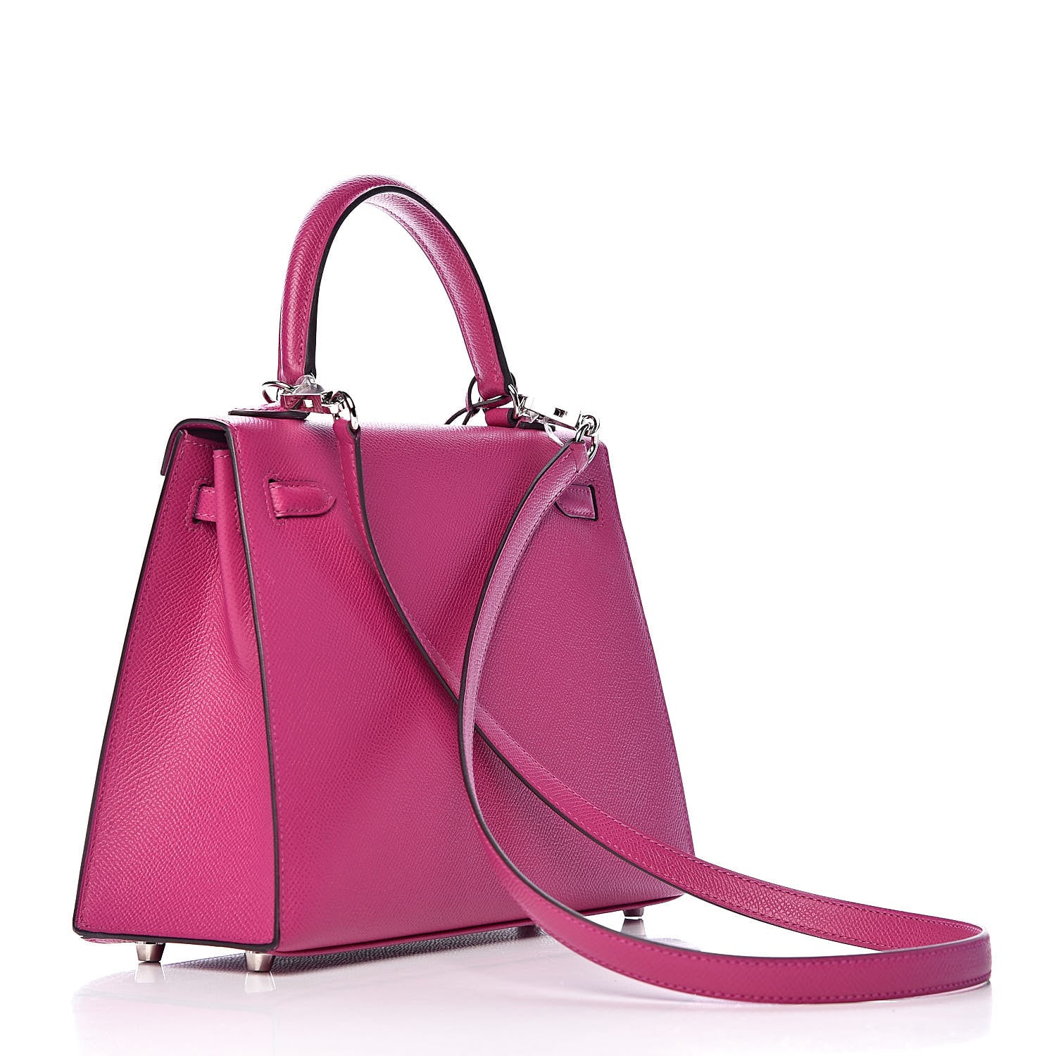 Hermes Epsom Kelly Sellier 25 Rose Pourpre 4 of 41