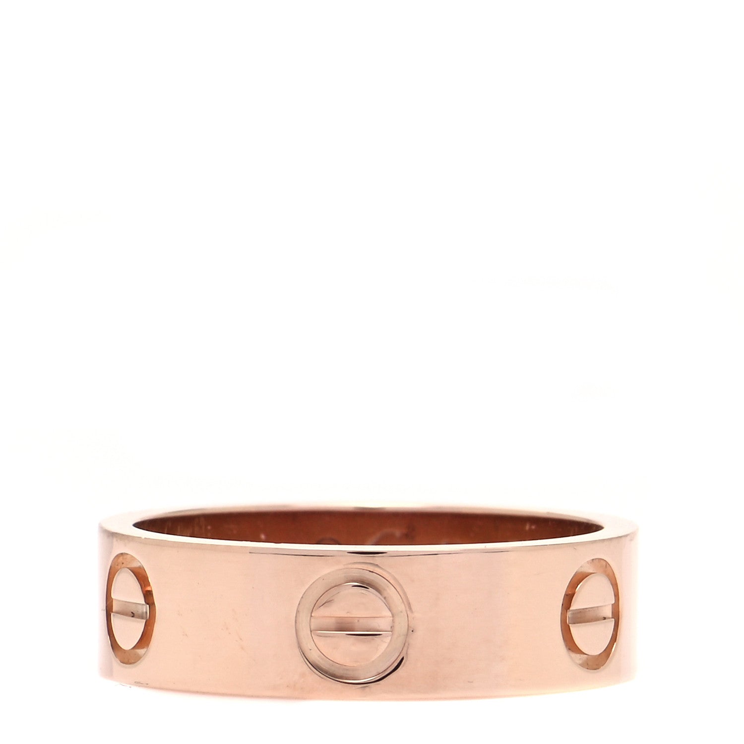 Cartier 18K Pink Gold 5.5mm LOVE Ring 53 6.25 1 of 5