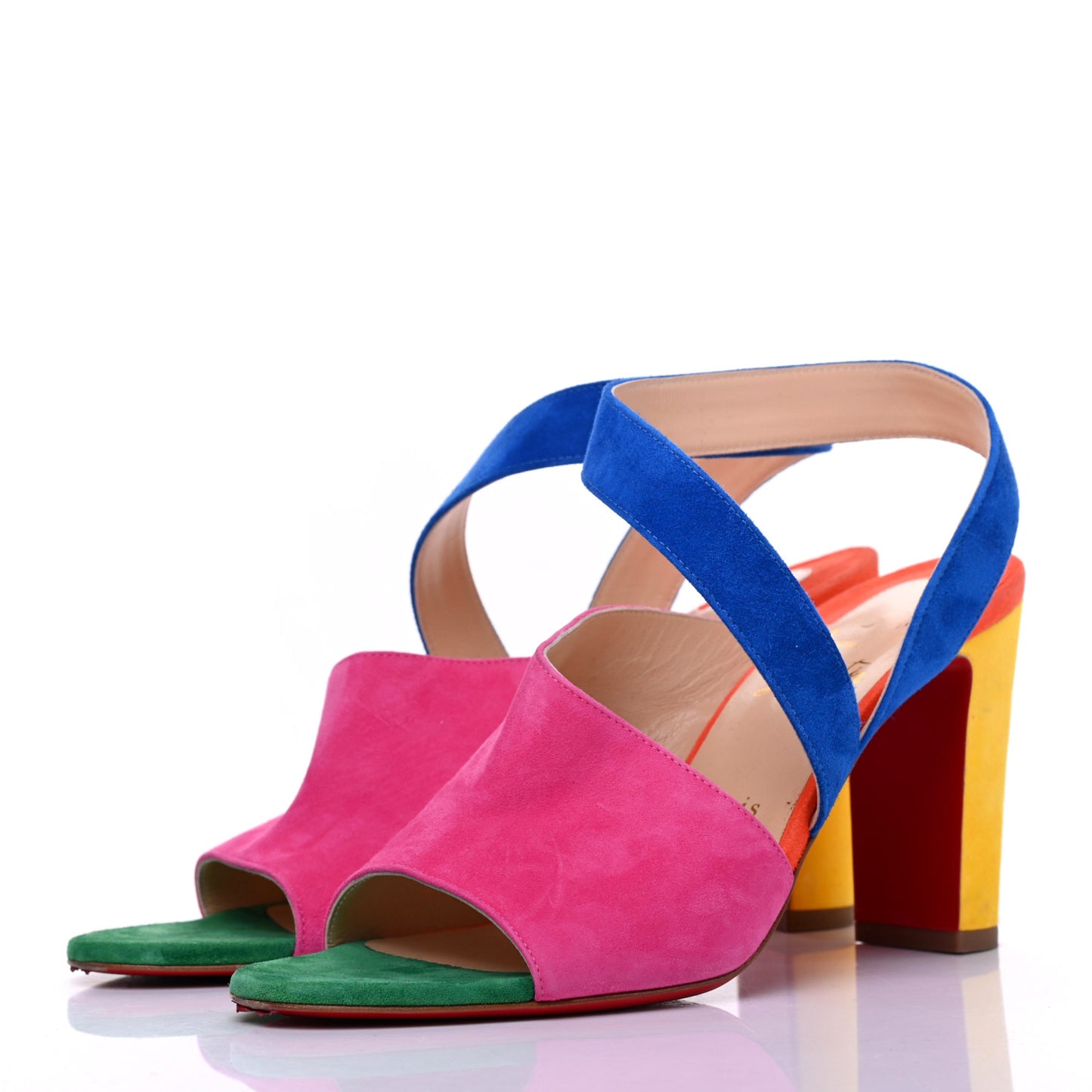 Veau Velours Tablissima Sandal 39.5 Multicolor
