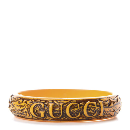 Gucci Resin Flora Bracelet Giallo 1 of 3