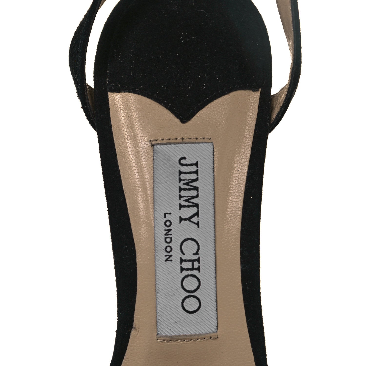 Jimmy Choo Suede Sacora 100 Sandals 39 Black 7 of 7