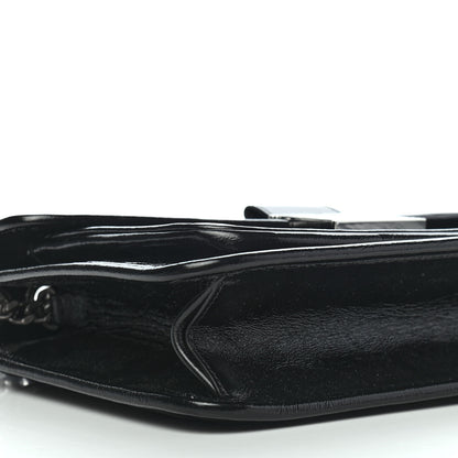 MCM Calfskin Quilted Large Mena Shoulder Bag Black 8 of 9