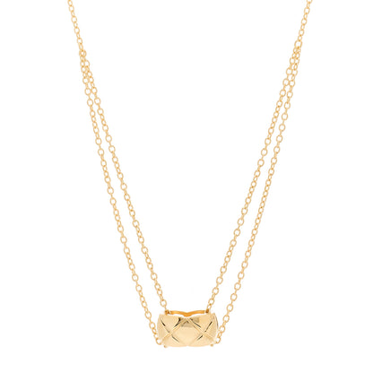 Chanel 18K Yellow Gold Coco Crush Pendant Necklace 1 of 5