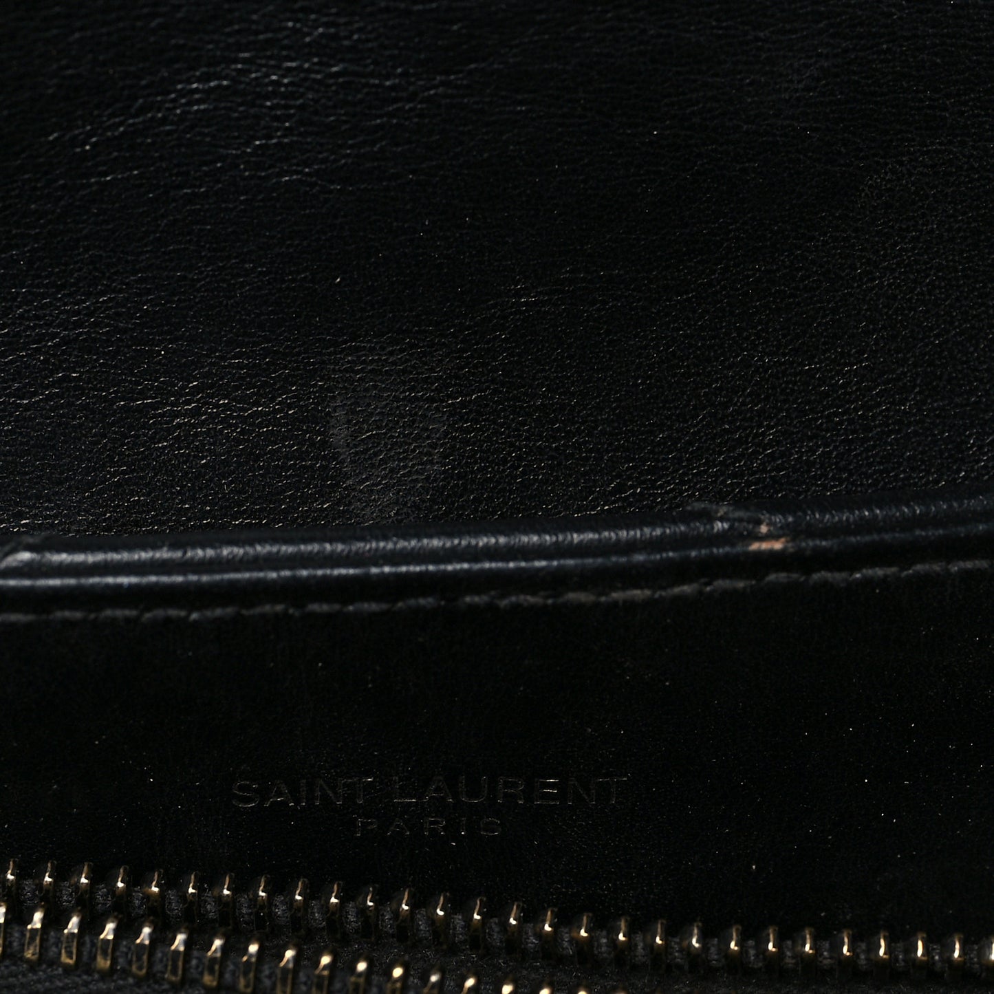 Calfskin Y Quilted Monogram Monochrome Medium Loulou Chain Satchel Black
