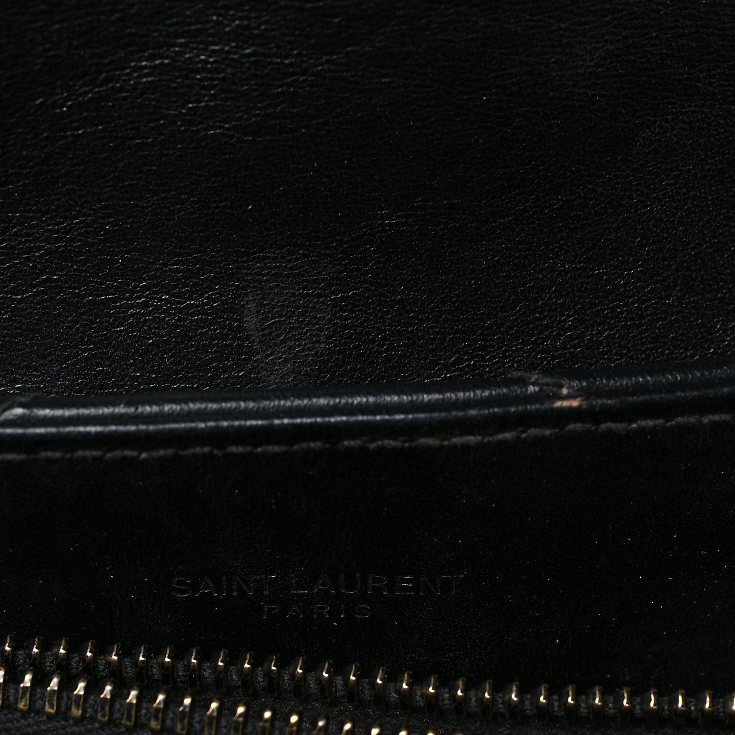 Saint Laurent Calfskin Y Quilted Monogram Monochrome Medium Loulou Chain Satchel Black 8 of 8