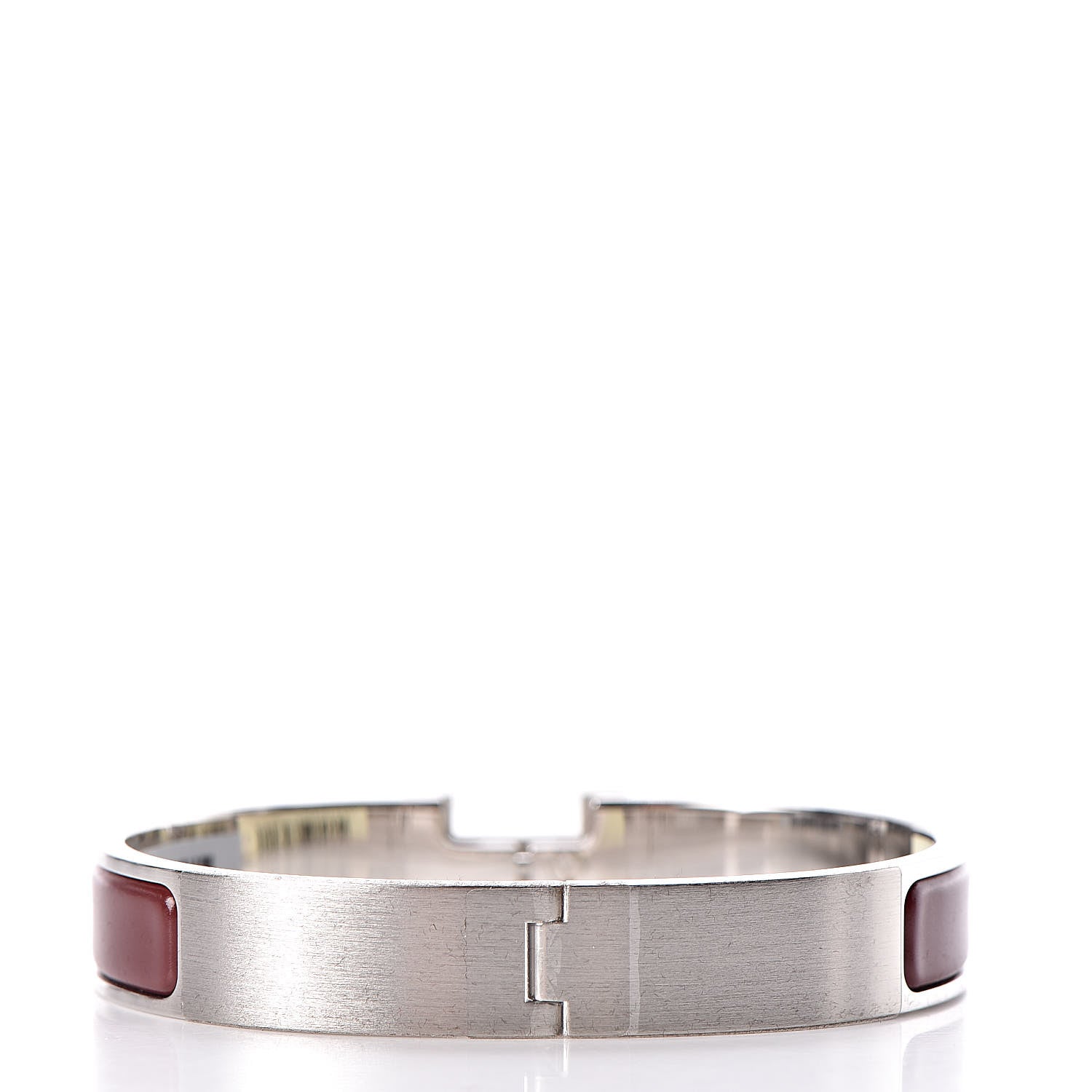 Hermes Matte Enamel Narrow Clic Clac HH Bracelet GM Myrtille 3 of 4
