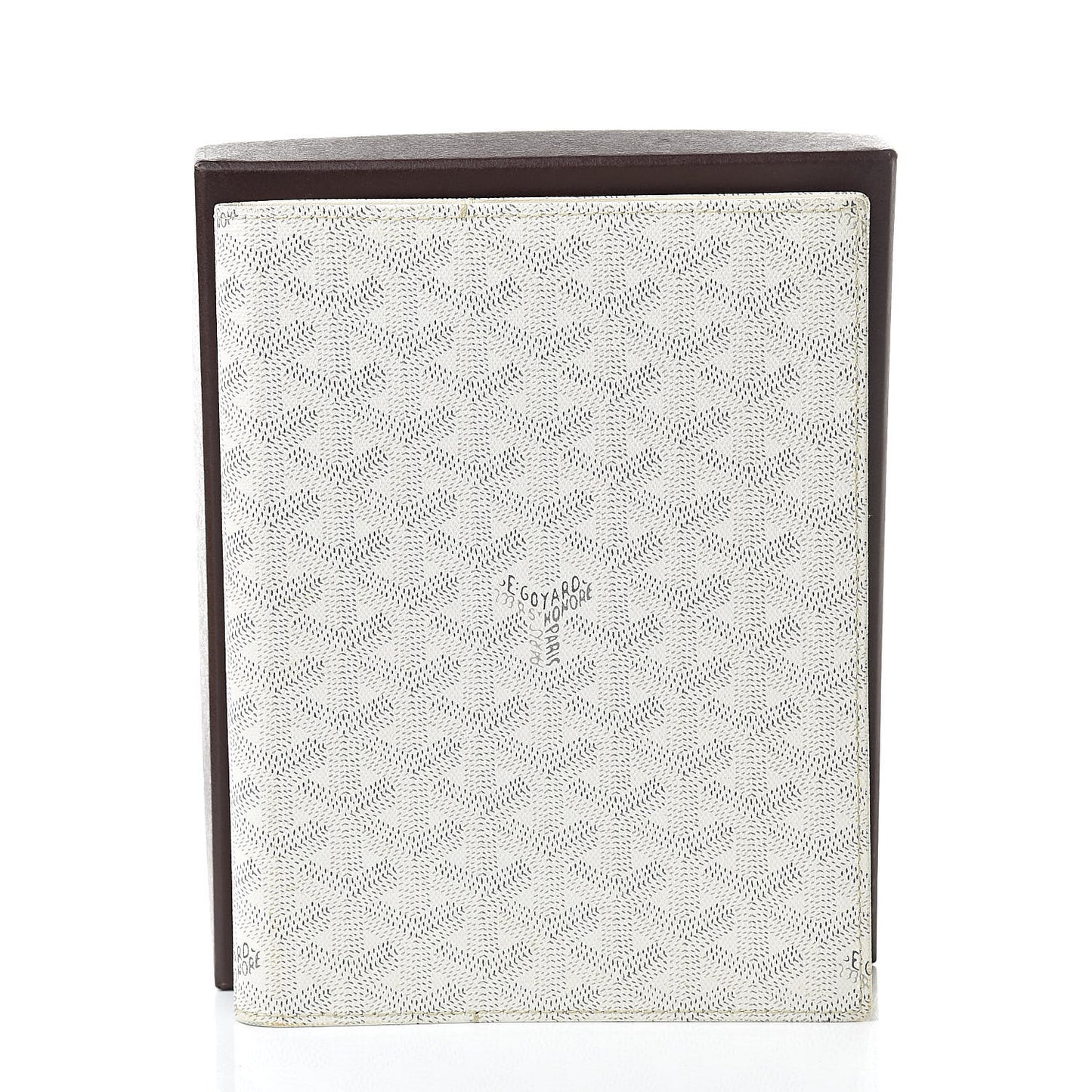 Goyardine Agenda Cover White