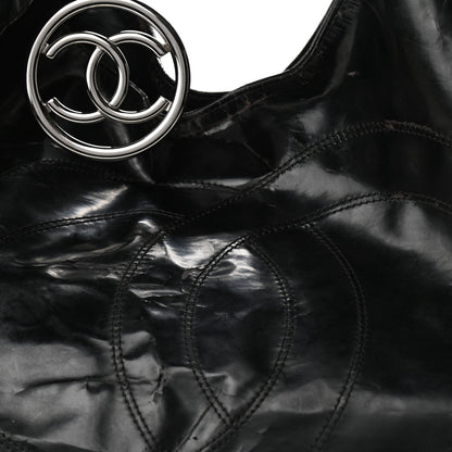 Chanel Vinyl XL Coco Cabas Black 7 of 15