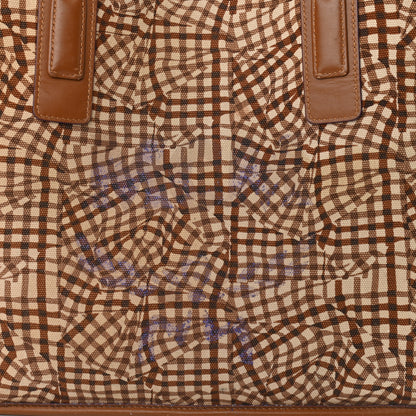 MCM Visetos Medium Liz Reversible Shopper Tote Cognac 13 of 17