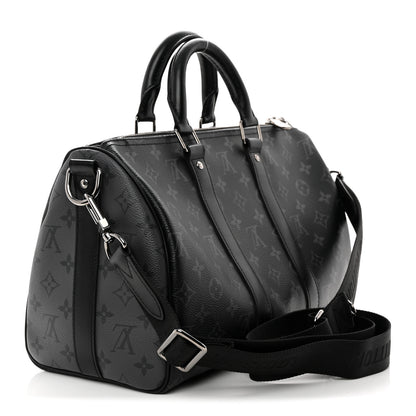 Louis Vuitton Monogram Eclipse Reverse Keepall Bandouliere 35 3 of 10