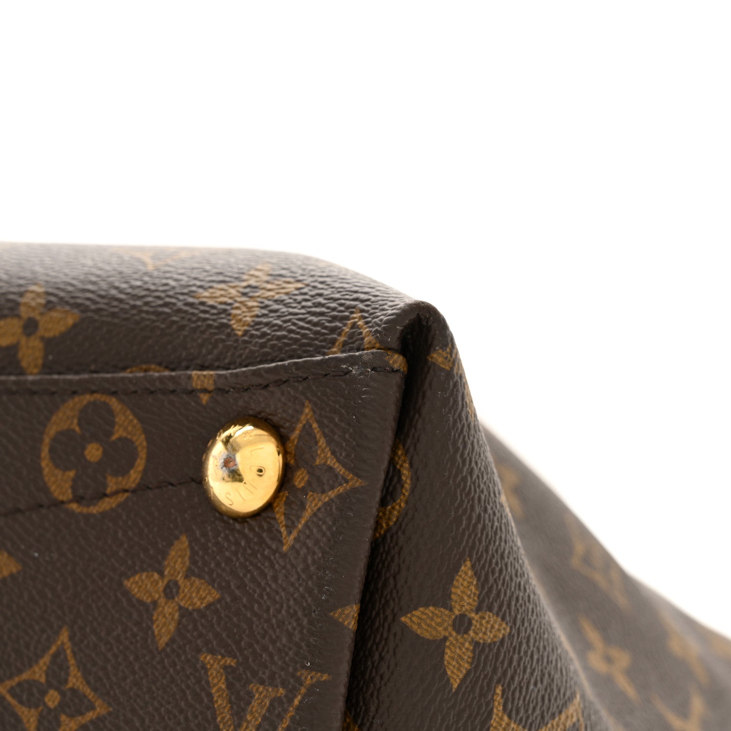 Louis Vuitton Monogram V Tote MM Khaki Cream 10 of 13