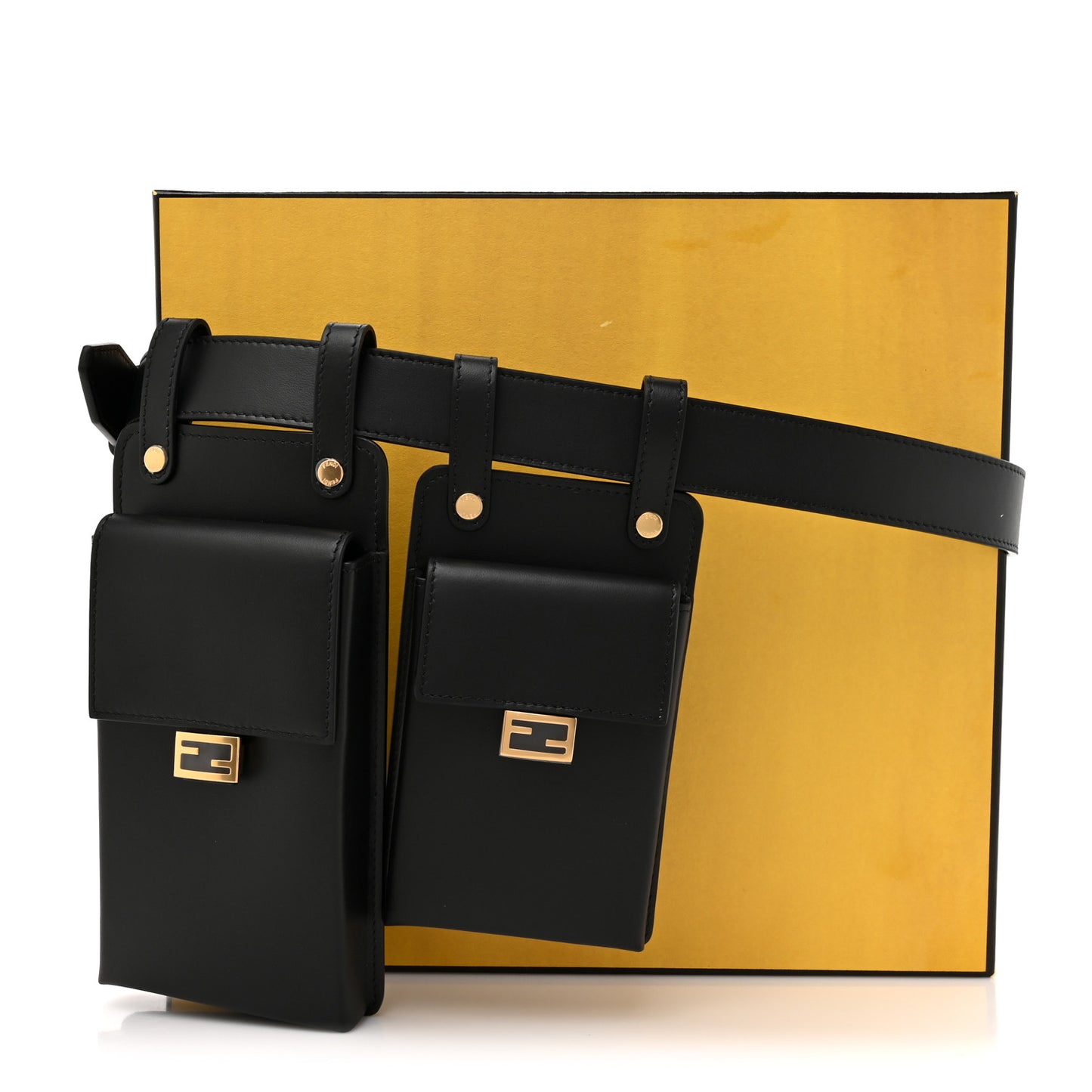 Vitello Kyoto Utility Belt Pouch Black