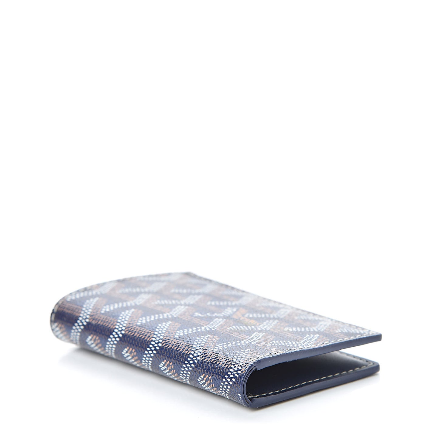 Goyardine Saint Pierre Card Holder Navy