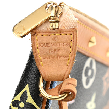 Louis Vuitton Monogram Multicolor Pochette Accessories Black 7 of 10