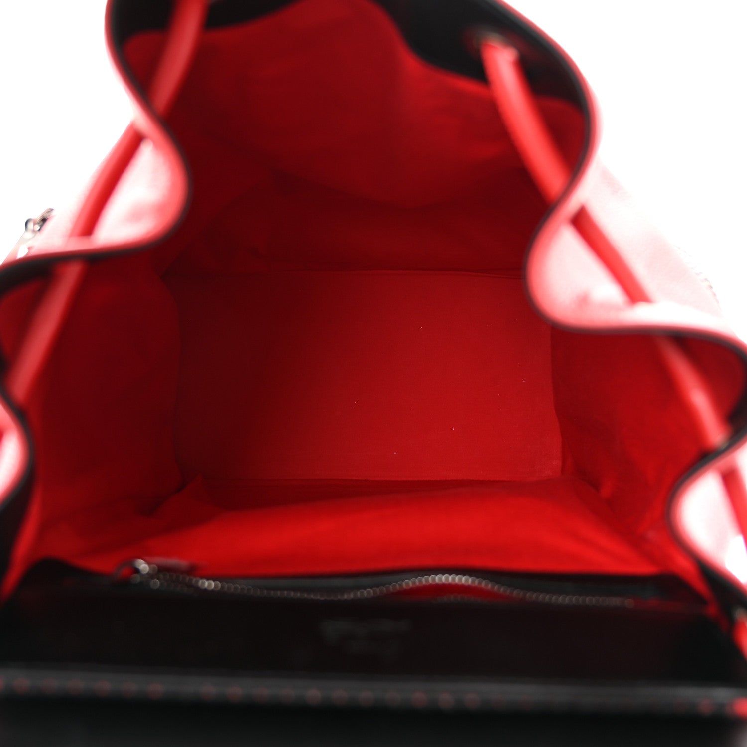 Christian Louboutin Calfskin Spiked Explorafunk Backpack Red 5 of 10