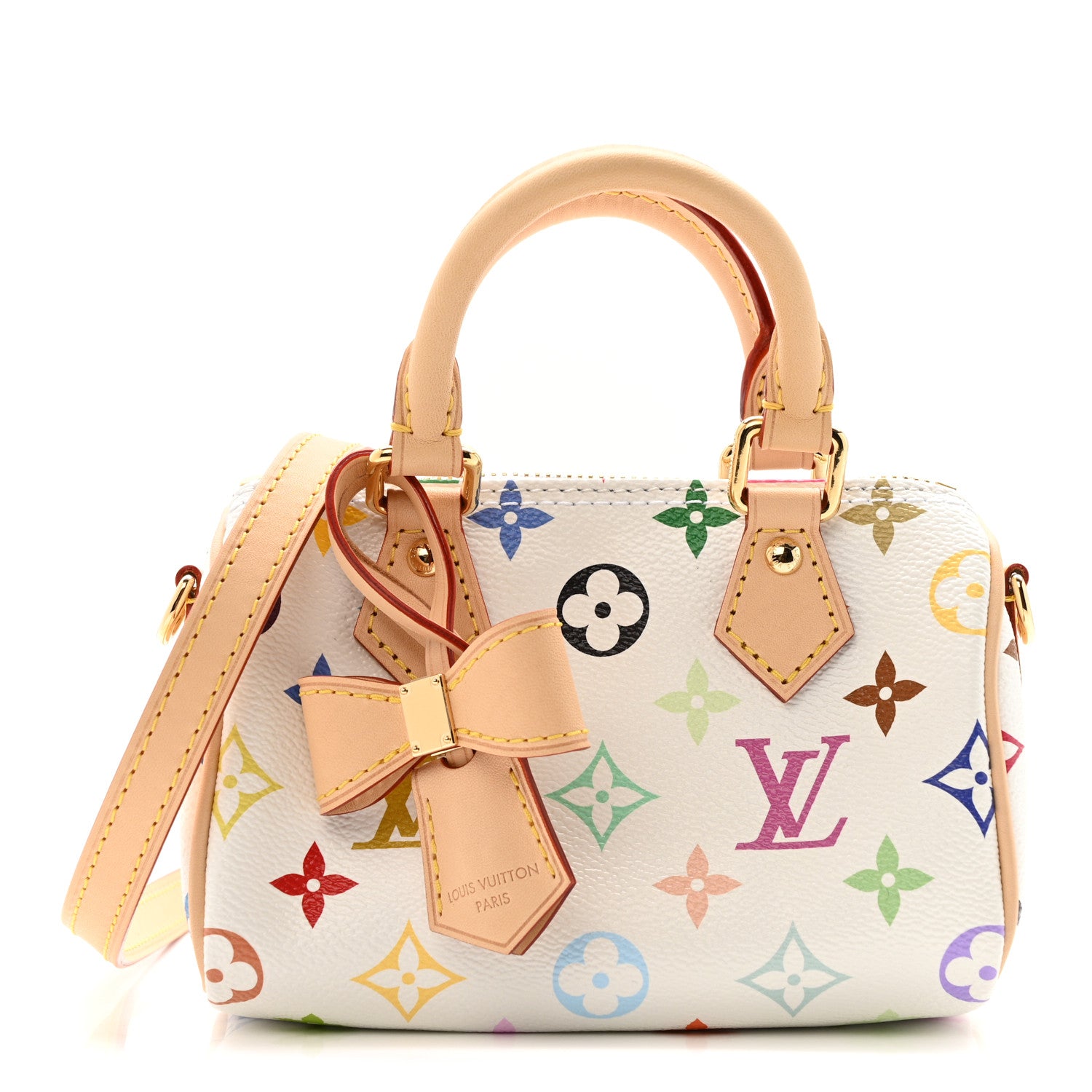 Louis Vuitton LV X TM Monogram Multicolor Nano Speedy White 1 of 10
