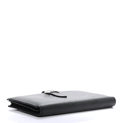 Hermes Epsom Bearn Gusset Wallet Black 4 of 6