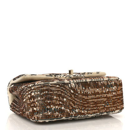 Chanel Felt Crystal Mini Rectangular Flap Beige Multicolor 4 of 9