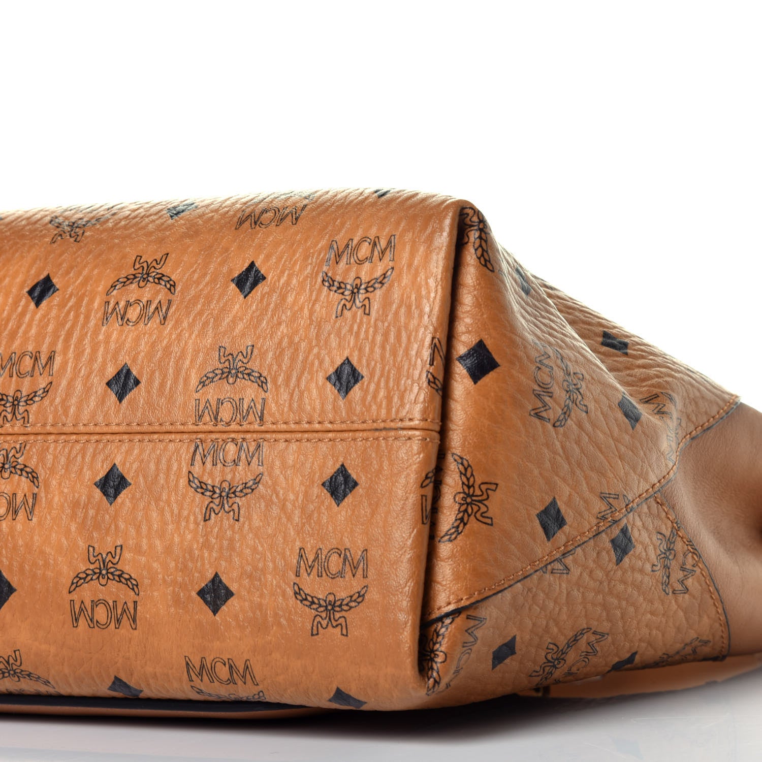 MCM Visetos Medium Klara Hobo Cognac 9 of 9