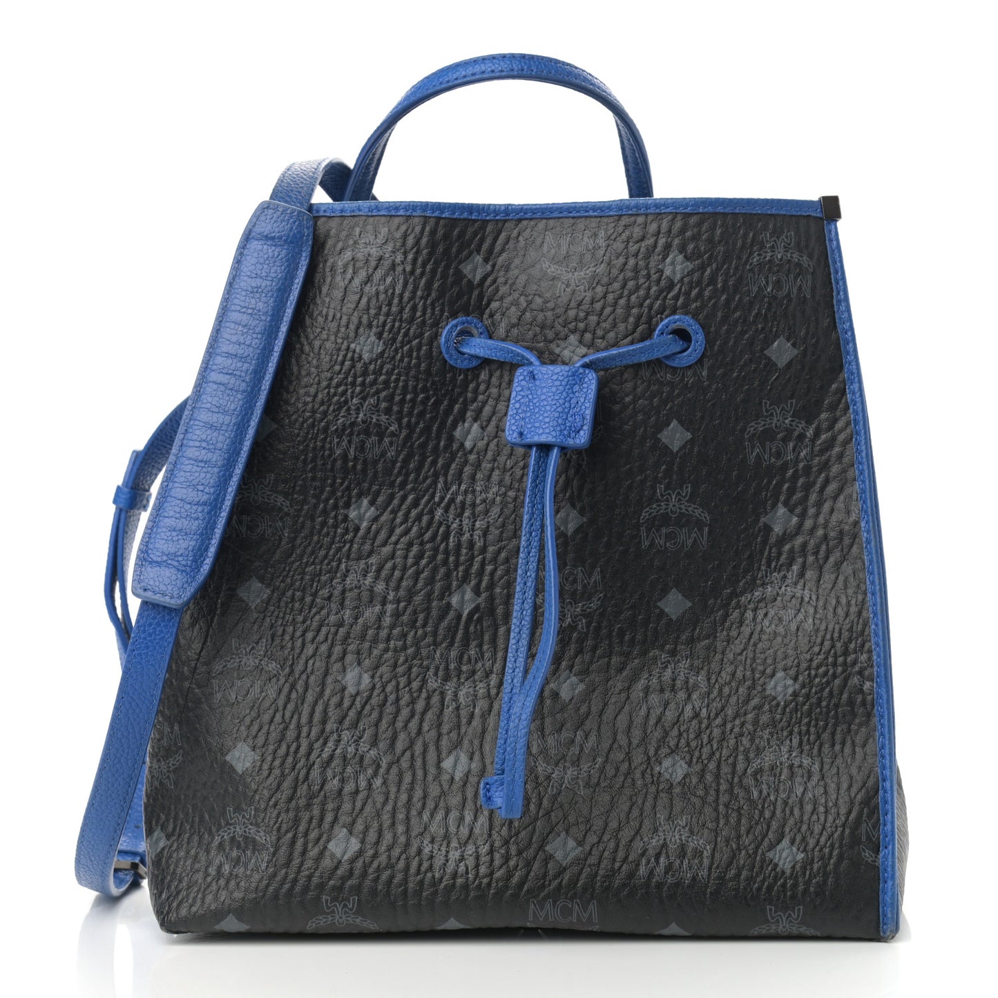 Visetos Kira Drawstring Bag Black Blue
