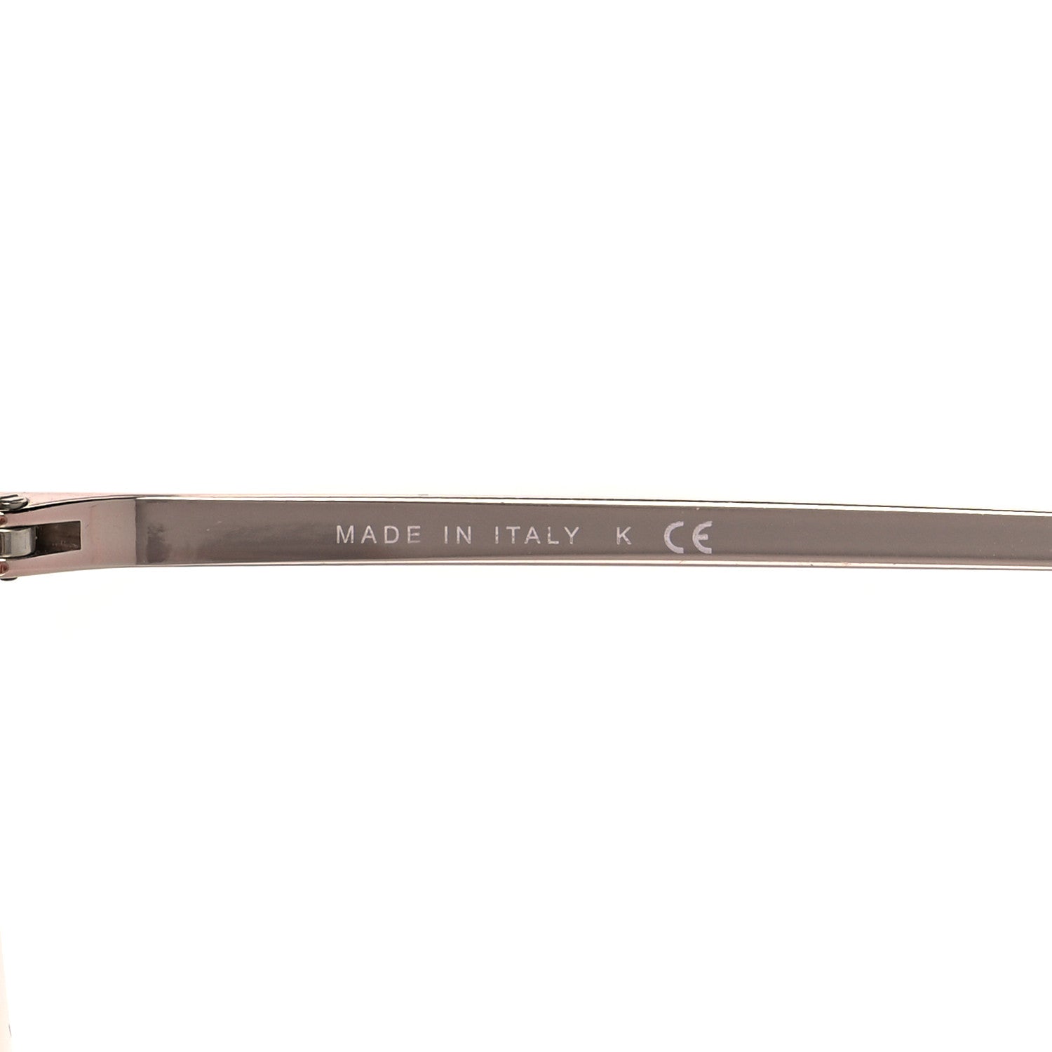 Chanel 18K White Gold Mirror Square Sunglasses 6051 Gold 6 of 7