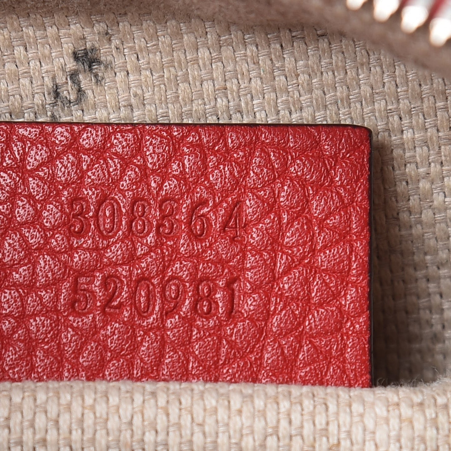 Pebbled Calfskin Small Soho Disco Bag Vibrant Red