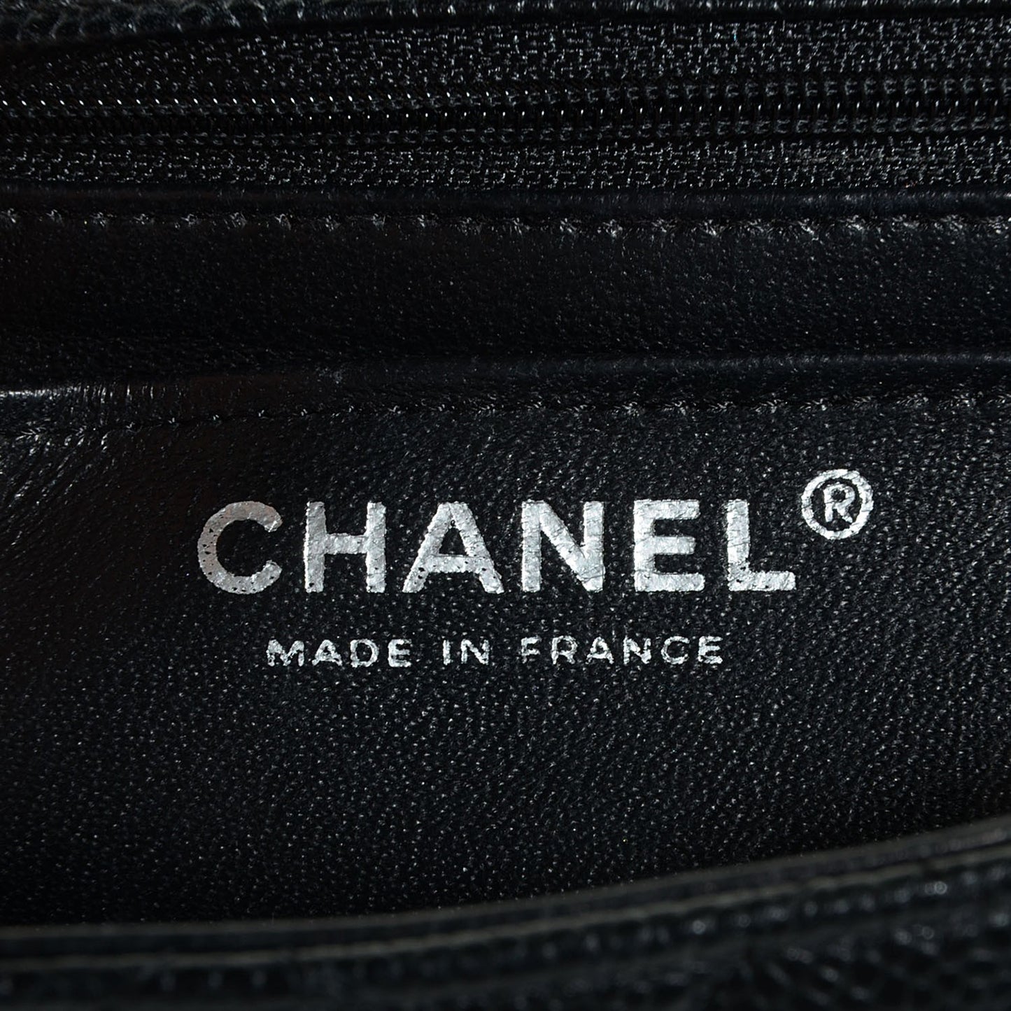 Caviar Quilted Mini Square Flap Black