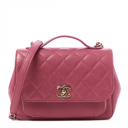 Chanel Caviar Quilted Medium Business Affinity Flap Pink 1 of 17