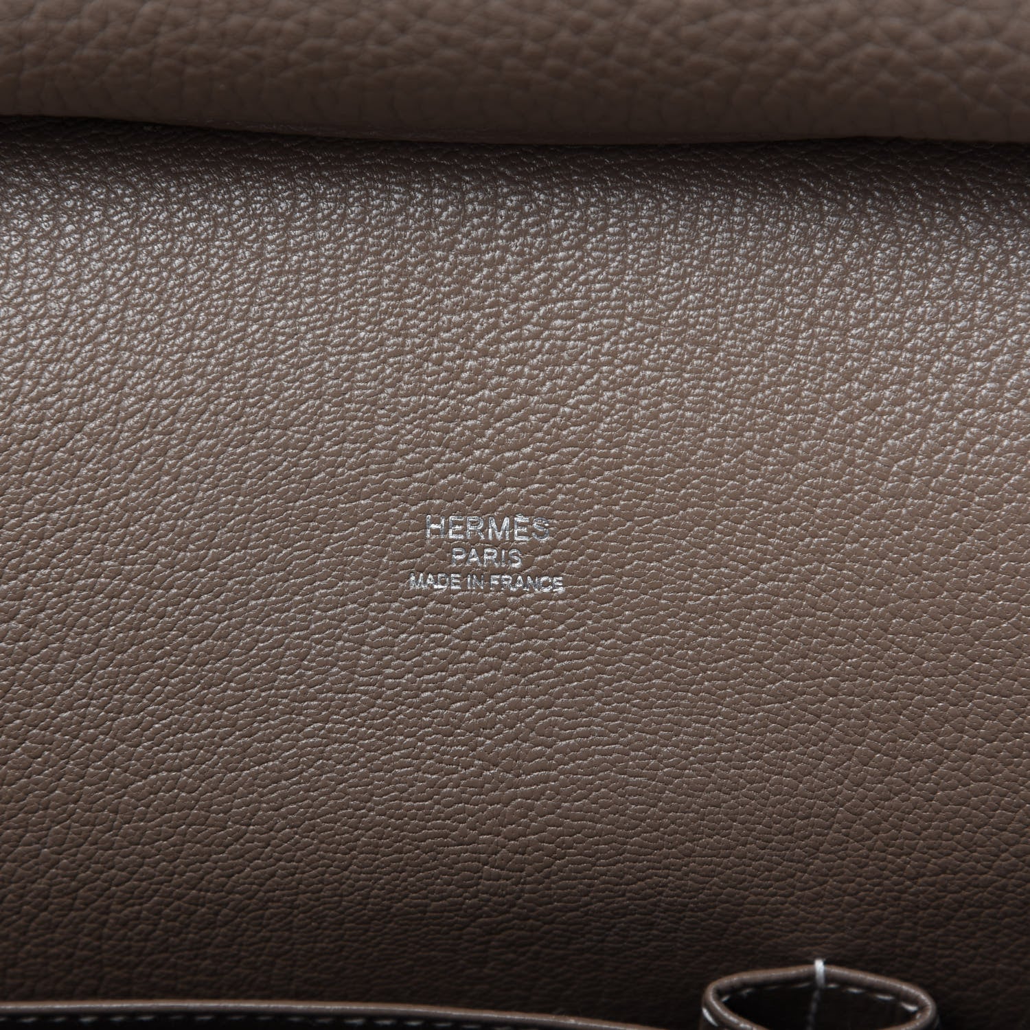 Hermes Taurillon Clemence Jypsiere 28 Etoupe 8 of 10