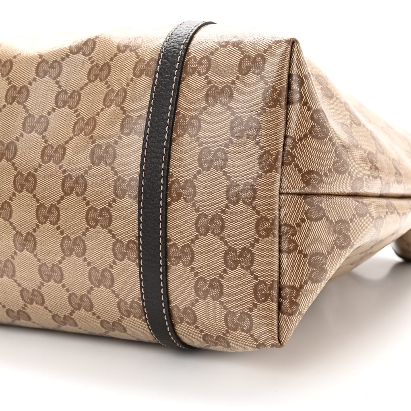 Crystal Monogram Medium Joy Tote Beige Ebony Testa Di Moro