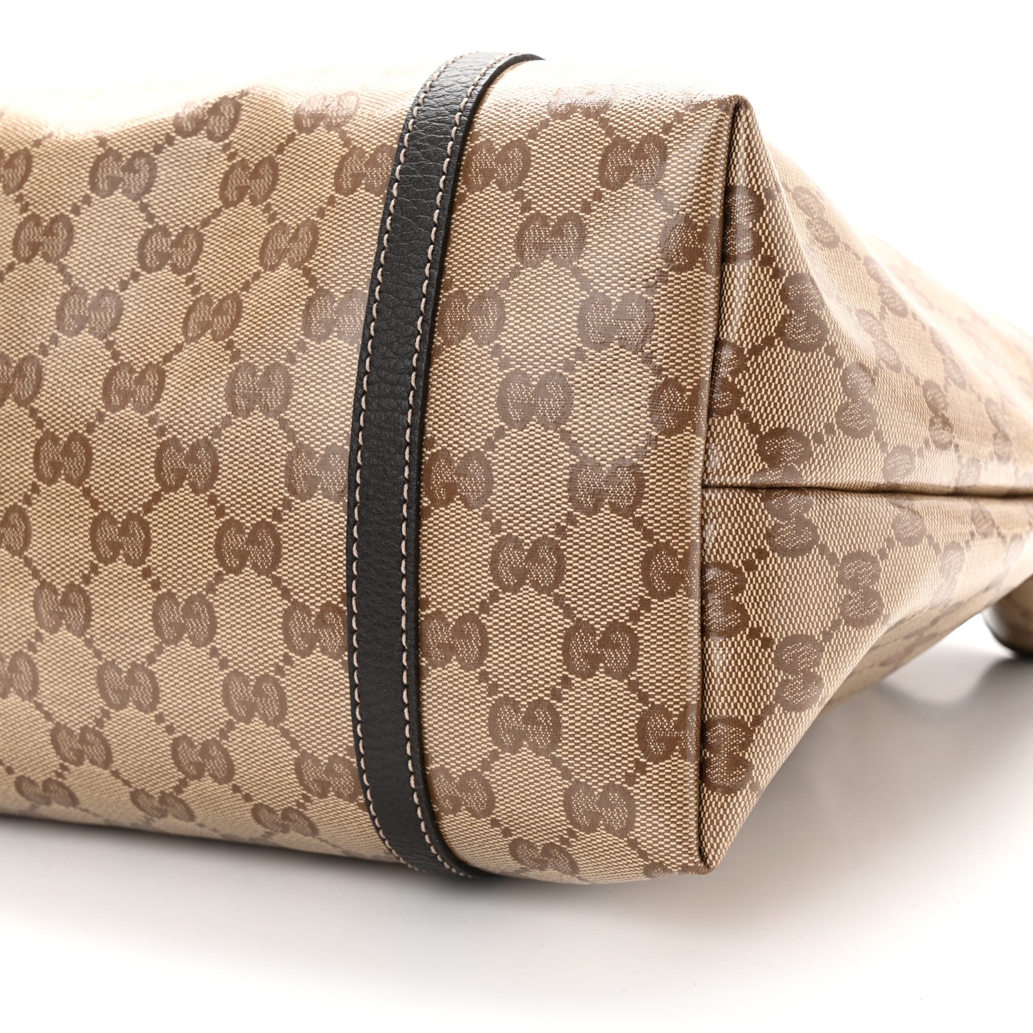 Gucci Crystal Monogram Medium Joy Tote Beige Ebony Testa Di Moro 10 of 12