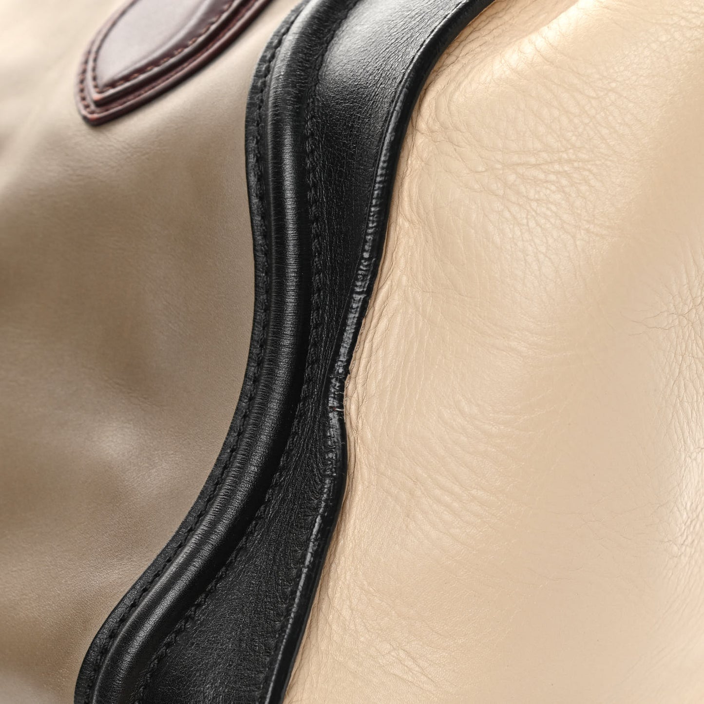 Smooth Calfskin Mini Tri-Color Luggage Grey