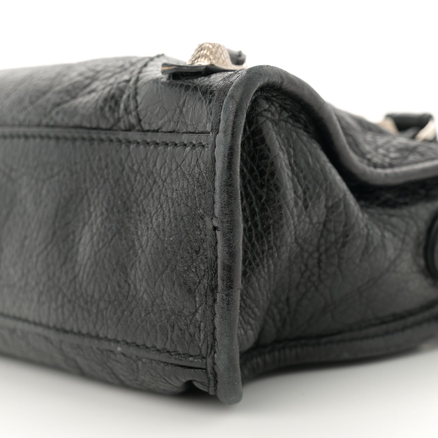Agneau Giant 12 Silver Hardware Mini City Black